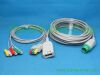 PANSWMED xdx-10047 compatible FUkuda DS7100 ECG trunks leads SPO2 Probe