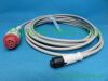 PANSWMED IBP-10005 compatible IBP cable for Datex Medex Logical SPO2 Probe