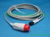 PANSWMED IBP-10001 compatible Philips IBP cable for Medex Logical  SPO2 Probe