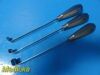 V. MUELLER 3X  Snowden Pencer Assorted Ross  Aortic Valve Retractor Set, 10"~