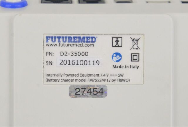 FUTUREMED Discovery-2 Portable Diagnostic Spirometer V1.9 System D2-35000 - 127029 Spirometer