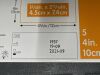 SMITH & NEPHEW New Box of 5 Dressing 4" x 4¾ 10 x 12cm, Acticoat Surgical with Silcryst Nanocrystals Ref # 66021770  Expired 09//2021  Recommended for training use.