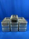 1x Medical Vet Dental Aluminium Alloy Sterilization Tray Case Washer / Disinfector