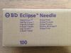 BD 305767 Eclipse Injection Needle, 25G 1 1/2 (0.5mm x 40mm) (100/Box) (X)