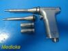 ZIMMER Hall 5052-41 CEBOTOME Pneumatic  Drill W/Bur Extensions & Wrench