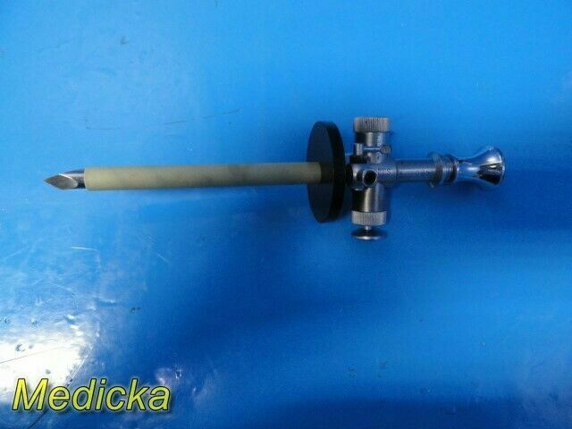 WECK P/N 111086 Trumpet Valve Cannula 9.5mm W/ EDER 8012 Trocar Reusable Cannula