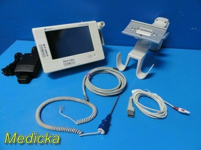 SPACELABS Ultraview DM3 Vital Monitor Masimo Set SpO2 W/ Wall Mount,Leads~ Monitor