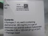 SOLESTA Injectable Gel 1mL of (4 units) For Training Only  Exp. 02/2020