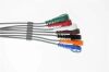 EDAN  01.57.471225 SE-2003 SE-2012 ECG cable 10 leads 16 hole p n 01.57.471225 ECG unit