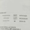 INTEGRA HITHTA04 Cranial Access Kit Instrument