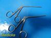 JARIT Lot of 2  380-153 Ambler 30-878 Hartman Alligator Ear Forceps