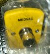 OHIO MEDICAL 4107214656 new MEDVAC latch wall coupler YELLOW Vacuum Equipment