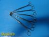 JARIT Lot of 5  475-470 Randell Kidney  Stone Forceps, 1/4 Curve, 9-1/4"