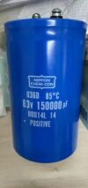 VIASYS 245614  Vela Vaisys 245614 CAPACITOR ELCTLT 1800 UF 500 VDC CAN 2.52 DIA U36D 63V positive Ventilator
