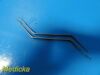 BAUSCH & LOMB Lot of 2 B&L Storz NL700 'Z' Shaped House Curettes, Dual End, 6.75