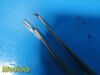 BAUSCH & LOMB Lot of 2 B&L Storz NL700 'Z' Shaped House Curettes, Dual End, 6.75