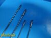 PILLING Lot of 4  Surgical Assorted ENT Micro-Laryngeal Grasping Forceps