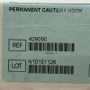 INTUITIVE SURGICAL 428090 Permanent Cautery Hook, 5mm Single Site