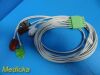 DRAEGER Medical MS16546 ECG 5 Lead Single-Pin, AHA 1M, OEM Leads