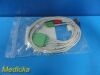 DRAEGER Medical MS16546 ECG 5 Lead Single-Pin, AHA 1M, OEM Leads