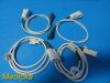 MASIMO 2X  Set LNCS 2285 SpO2 Extension  Cable W/ 1864 Finger Clip Sensors