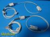 MASIMO 2X  Set LNCS 2285 SpO2 Extension  Cable W/ 1864 Finger Clip Sensors
