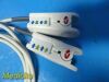 MASIMO 2X  Set LNCS 2285 SpO2 Extension  Cable W/ 1864 Finger Clip Sensors