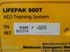 MEDTRONIC Lifepak  500T AED 3012714 Training System W/ Cover & Battery Case