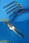 VARIOUS Miller 3 & 4 Assorted Fiber Optic Laryngoscope Blades, Greenline Series