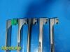 VARIOUS Miller 3 & 4 Assorted Fiber Optic Laryngoscope Blades, Greenline Series