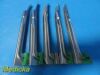 VARIOUS Miller 3 & 4 Assorted Fiber Optic Laryngoscope Blades, Greenline Series