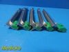 VARIOUS Miller 3 & 4 Assorted Fiber Optic Laryngoscope Blades, Greenline Series
