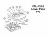 HITACHI PNL-132-2 Lower panel Ultrasound General