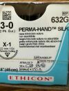 ETHICON 632G PERMA-HAND SILK  3-0