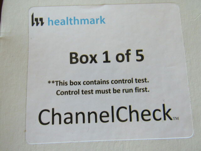 HEALTHMARK Ref: HPC-222CP ChannelCheck Convenience Pack Hemoglobin Protein Carbohydrate Strips F (5) Boxes Total 48 packs Exp. 10/2021