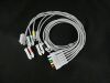 GE 421933-001 Multi-Link Leadwire Set, 6-Lead, Grabber, IEC, 29", 6/set Bedside Monitor