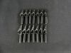 GE 9490-114 Set Adapter Clip Black Alligator/Banana Socket, 0.156" (4mm), Set of 14 Bedside Monitor