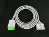 GE 2017004-001 3 Lead, DIN Style, 8 foot, ECG, Trunk Cable Bedside Monitor