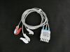 GE LQ3-90P0N 3 LEAD ECG PINCH/ GRABBER SET, AHA, 74cm/29in Bedside Monitor