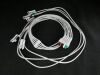 GE 2106391-005 ECG Leadwire Set 5-Lead Grabber AHA Mix 74 cm and 130 cm Bedside Monitor