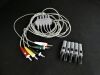 GE 411632-101 5 leadwire set, with Banana post and Grabbers, IEC Bedside Monitor