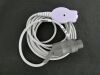 GE 1590AAO Cable, Qwik Connect Plus Leg Plate Interface 8ft length, Round Bedside Monitor