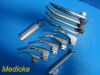 SUNMED Standard Miller & Mac Laryngoscope Blades W/ Slim & Short Handle~ Laryngoscope