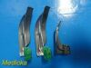 GE 13 x SUNMED Greenline Series Fiber Optic MIL/MAC Laryngoscope Blades