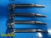 GE 13 x SUNMED Greenline Series Fiber Optic MIL/MAC Laryngoscope Blades