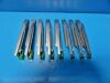 GCX CORPORATION 8 x GE Greenline WA Miller # 4 Fiber-Optic Laryngoscope Blades OEM #68064