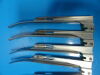 GCX CORPORATION 8 x GE Greenline WA Miller # 4 Fiber-Optic Laryngoscope Blades OEM #68064