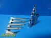 DRAEGER Sumed Miller, Mac & Wis Standard Laryngoscope Blades W/ Handles