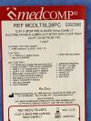 MEDCOMP Silicone Double Lumen MCDLTSL28PC  Exp. 2021-10  (K4)  MCDLTSL28PC Silicone Double Lumen