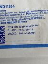 MEDLINE Lot of 3 Select Silicone 100% Foley Catheter DYND11554 Exp. 2024-09  (F2) DYND11554 Select Silicone 100%